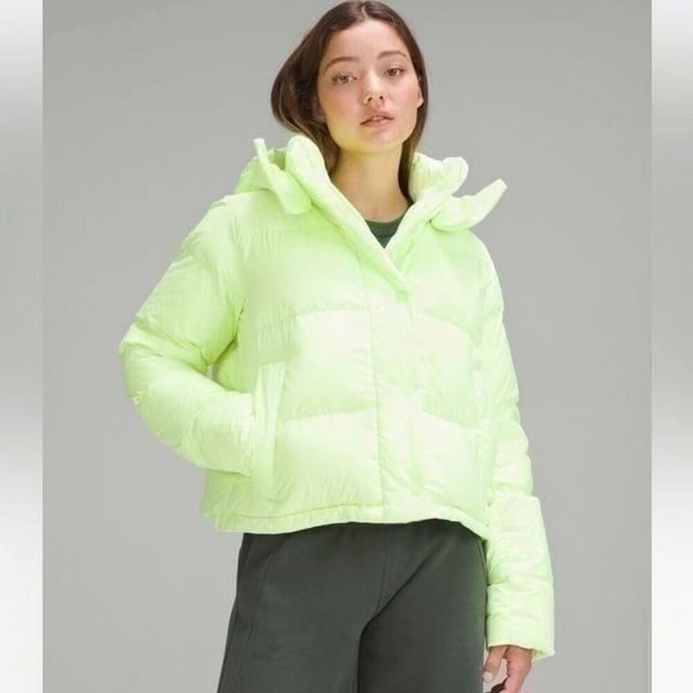lululemon Wunder Puff Cropped Puffer Jacket Size 6 NWT